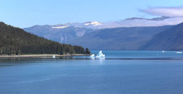 Eis Geformt Durch Die Natur Des Alaska Fjords — Stockfoto
