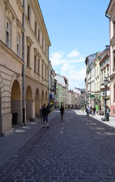Středověké Ulice Města Cieszyn Polsku — Stock fotografie