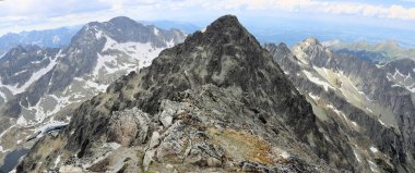 Orta Avrupa 'daki Vysoke Tatry Dağları