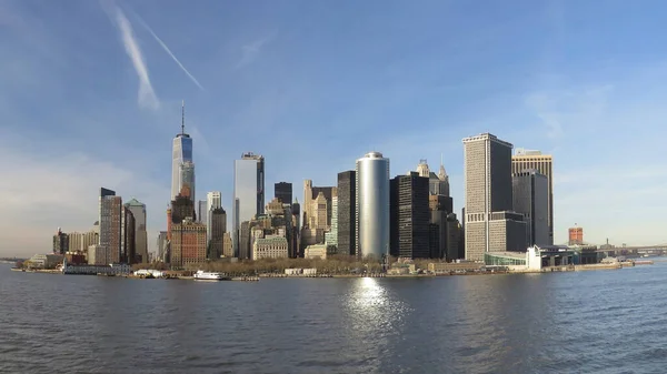 Nova Iorque Vista Panorâmica Manhattan — Fotografia de Stock