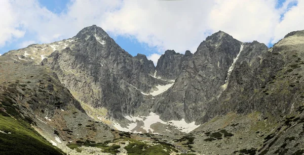 Vista Dalla Montagna Lomnicky Stit Slovacco Vysoke Tatry Montagne — Foto Stock