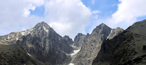 Montanha Maciça Lomnicky Stit Slovak Vysoke Tatry Mountains — Fotografia de Stock