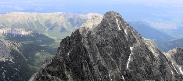Панорама Кезмарского Штифта Словацких Горах Татры — стоковое фото