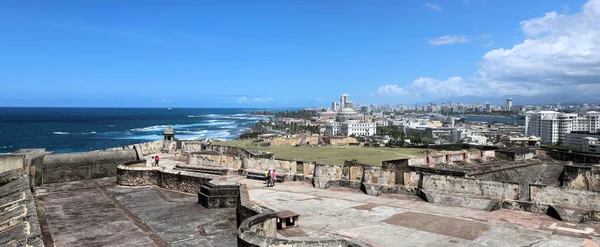 Fragment Befästningar San Juan Puerto Rico — Stockfoto