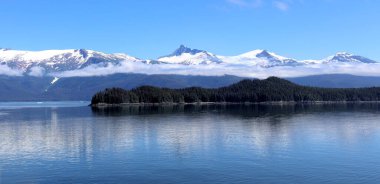 Tracy Arm Fjord 'un Alaska kıyıları