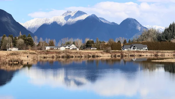 Frühwinterliche Landschaft Den Cascadia Mountains Kanada — Stockfoto