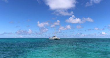 Yelkenli turkuaz sular Saint Croix USVI