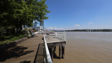 Muddy Fraser Nehri 'nde çok kum var.