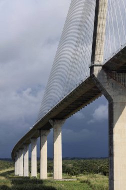 Panama Kanalı 'ndan Puente Atlantico' ya güney yaklaşımı