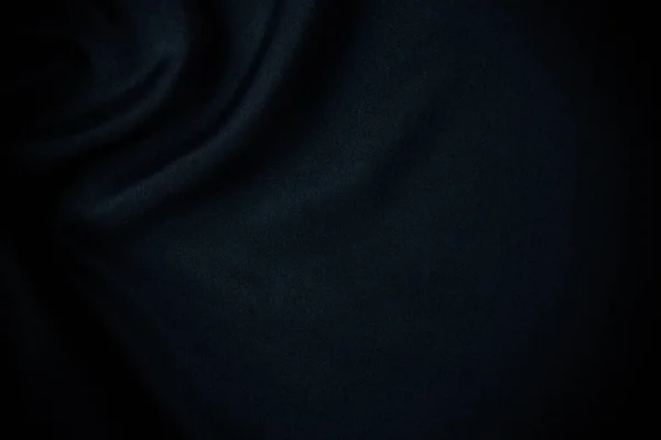 Темно Синя Тканина Текстура Синій Фон Візерунок Текстура Зеленої Шовкової — стокове фото