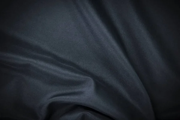 Tecido Azul Escuro Pátio Cortinas Escuras Tecidos Sólidos Para Costas — Fotografia de Stock
