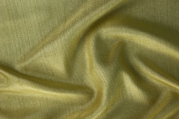 Премиум Золотой Ткань Ткань Дизайн Обоев Концепции Вид Сверху Роскошный — стоковое фото