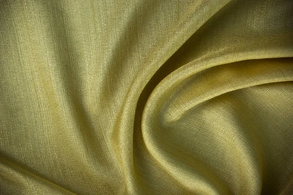 Solf Design Padrão Seda Ouro Premium Amarelo Seda Ondulada Algodão — Fotografia de Stock