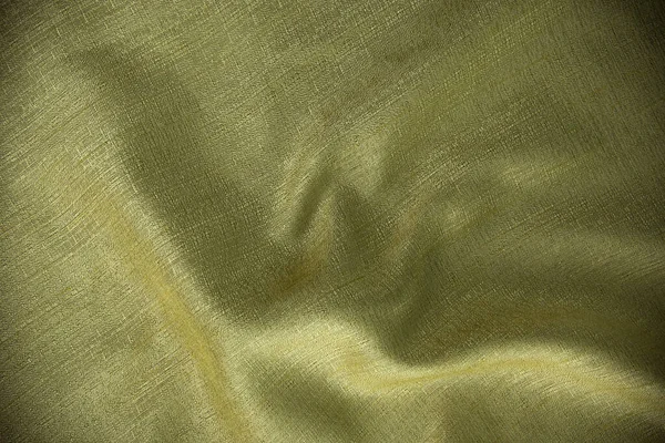 Жовтий Абстрактний Дизайн Шовкових Шпалер Золотий Аркуш Бавовняного Текстильного Стилю — стокове фото