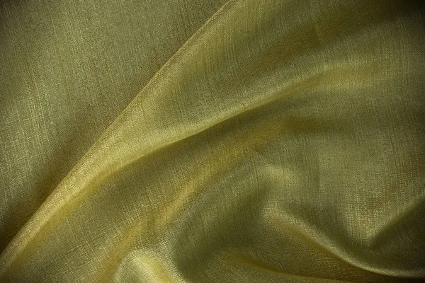 Glänsande Silke Kläder Konsistens Bakgrund Och Abstrakt Vågiga Tapeter Godartade — Stockfoto