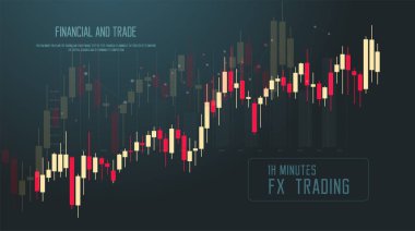  time Frame FX trade, up trend in Stock market or forex trading graph in graphic concept suitable for financial investment or Economic trends business idea and all art work design