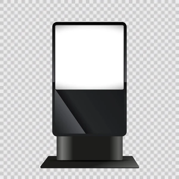 Xstand Light Billboard Light Box Mock Transparency Background Use Advertising — Stock vektor