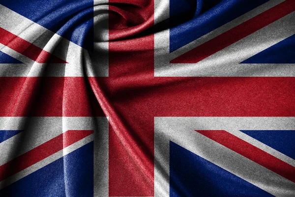 Англійський Прапор Гранж Використовує Стилю Денного Народного Свята — стокове фото