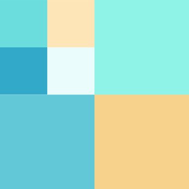 dikdörtgen parçalar, gökkuşağı renkli yapboz arka plan, soyut vektör çiziminin izole edilmiş parçaları