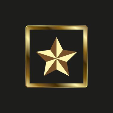 Lüks Kontrol, kene, Vektör İmza İllüstrasyonunun İşareti, altın kutularla siyah arka planda