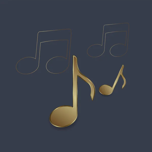 Група Іконок Розкішної Музики Центрі Кола Символ Елемент Концепції Розваг — стоковий вектор