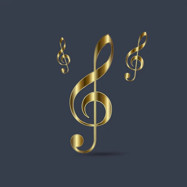 Conjunto Notas Musicales Premium Símbolos Iconos Elementos Utilizados Diseño Conceptos — Vector de stock