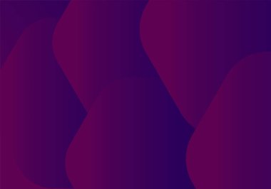 Dijital geometrik elementler soyut arkaplan ve gradyan mor renk vektör tasarımı ile gelecekçi çizgi arkaplanı