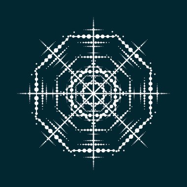 Beyaz arka planda, siyah dokuz ikon siluetinden oluşan bir kar tanesi kış seti. Düz kar simgeleri, siluet. Noel afişi tasarımı için güzel bir element