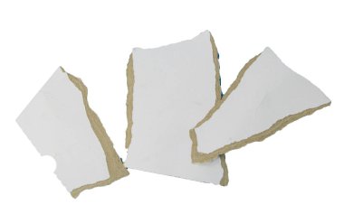  İzole edilmiş arkaplanda kağıt kesiği, reklam pankartı tasarımı için kağıt ögesi