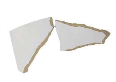 İzole edilmiş arkaplanda bir kağıt kesiği, reklam afişi tasarımı için bir kağıt ögesi