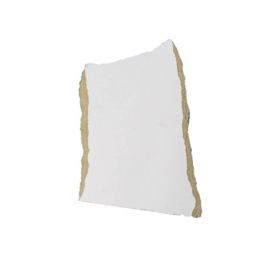  İzole edilmiş arkaplanda kağıt kesiği, reklam pankartı tasarımı için kağıt ögesi