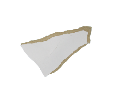  İzole edilmiş arkaplanda kağıt kesiği, reklam pankartı tasarımı için kağıt ögesi