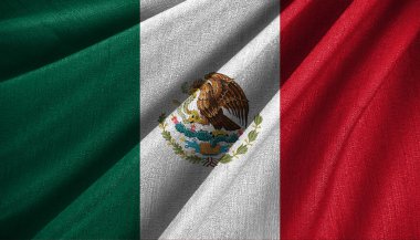 Meksika bayrağının soldan sağa doğru yeşil, beyaz ve kırmızı olmak üzere üç dikey şeridi vardır..