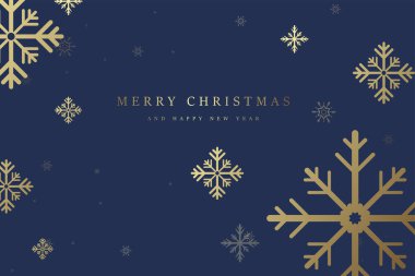 Bir premuim kar taneleri modern lüks tasarım sanat dekorasyonunda tebrik kartı kapağı şablonu tatil tasarımı için