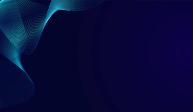 Derin donanma arkaplanı, modern ve teknolojik bir estetiği çağrıştırıyor, fütüristik soyut bir arkaplan, pürüzsüz, dalgalanan dalgalar gibi arka planda.