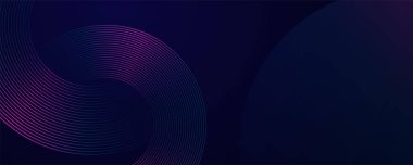 Çizgilerdeki soyut çemberler, arka plan, vektör illüstrasyonu