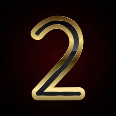 Lüks bir iki numara, zengin bir altın çizgisi ve parlak siyah bir iç tasarımı, zarafeti ve son model bir tasarımı olan,