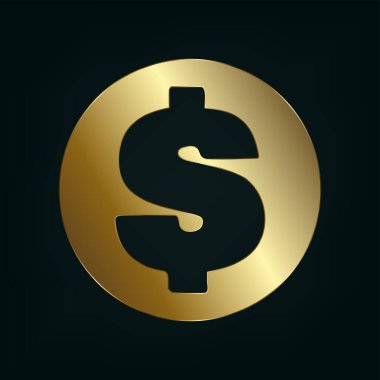 Şifreli döviz temalı özel bir USD bozuk para ve dijital ahır parası. Modern neon renk arkaplanı üzerinde USD Sikke veya USDC simgesi, zarif arkaplan vektörleri