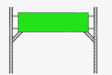 LED ekran sağlam bir çerçeveye monte edilmiştir, konserler, festivaller veya halka duyurular için idealdir., Dijital Grenn ekran LED teknolojisi gerçekçi asma ekranı için