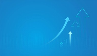 En büyük ok, liderliği, büyük büyümeyi veya kayda değer başarıyı temsil eden merkezde yer alırken, küçük oklar ilerleme vektörünü destekleyen