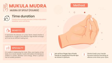 Mukula Mudra Faydaları, Özellikleri ve Yöntem - Vektör illüstrasyon Tasarımı Araştırması