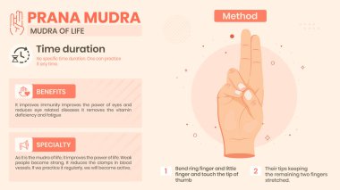 Prana Mudra Faydaları, Özellikler ve Yöntem - Vektör illüstrasyon Tasarımı Araştırması