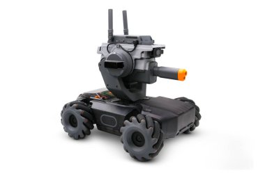 Robomaster S1 - En İyi Programlanabilir Eğitim Robotu - Beyaz Arkaplanda İzole Edildi