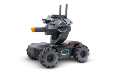 Robomaster S1 - En İyi Programlanabilir Eğitim Robotu - Beyaz Arkaplanda İzole Edildi