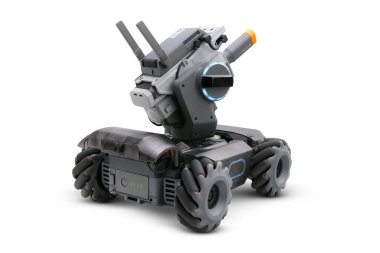 Robomaster S1 - En İyi Programlanabilir Eğitim Robotu - Beyaz Arkaplanda İzole Edildi