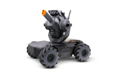 Robomaster S1 - En İyi Programlanabilir Eğitim Robotu - Beyaz Arkaplanda İzole Edildi
