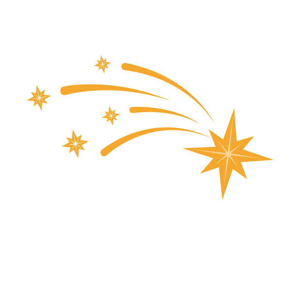 star of bethlehem flat style symbol of christmas decoration flat style icon vector illustration design