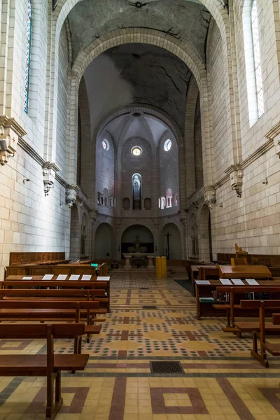 Latrun Israel Septembre 2017 Est Nef Église Monastère Trappiste — Photo