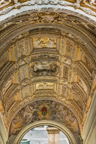 Veniva Italia Mayo 2018 Esta Bóveda Arqueada Las Escaleras Oro — Foto de Stock