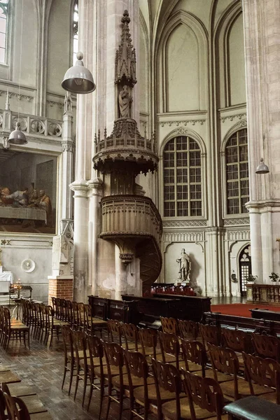 Вена Австрия Мая 2019 Года Готическая Кафедра Миноритской Церкви Миноритенкирхе — стоковое фото